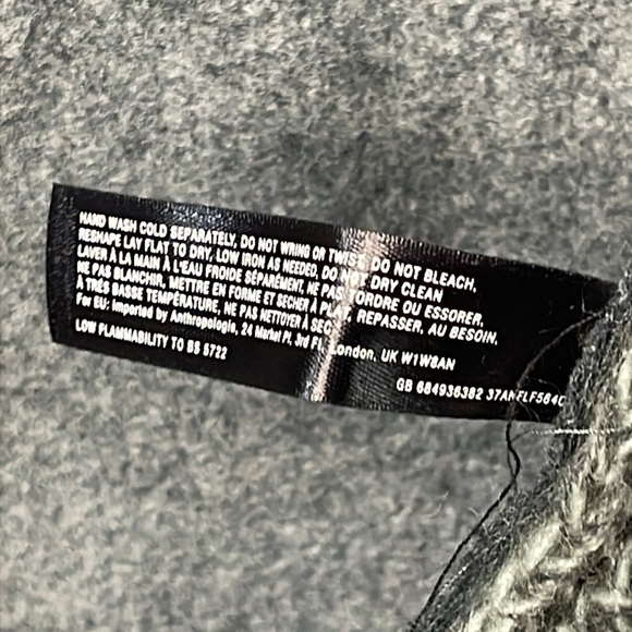 Anthropologie Saturday Sunday Drape Collar Waterfall Cardigan Sweater Green Sz S - Picture 9 of 9